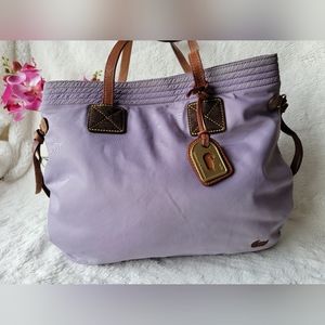 Dooney & Bourke Large Erica Lavender nylon handbag